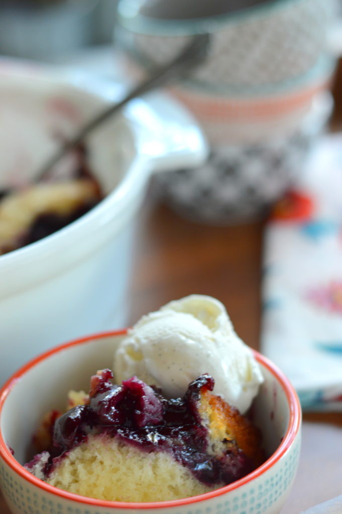 Easy Cherry Cobbler | mybigfathappylife.com