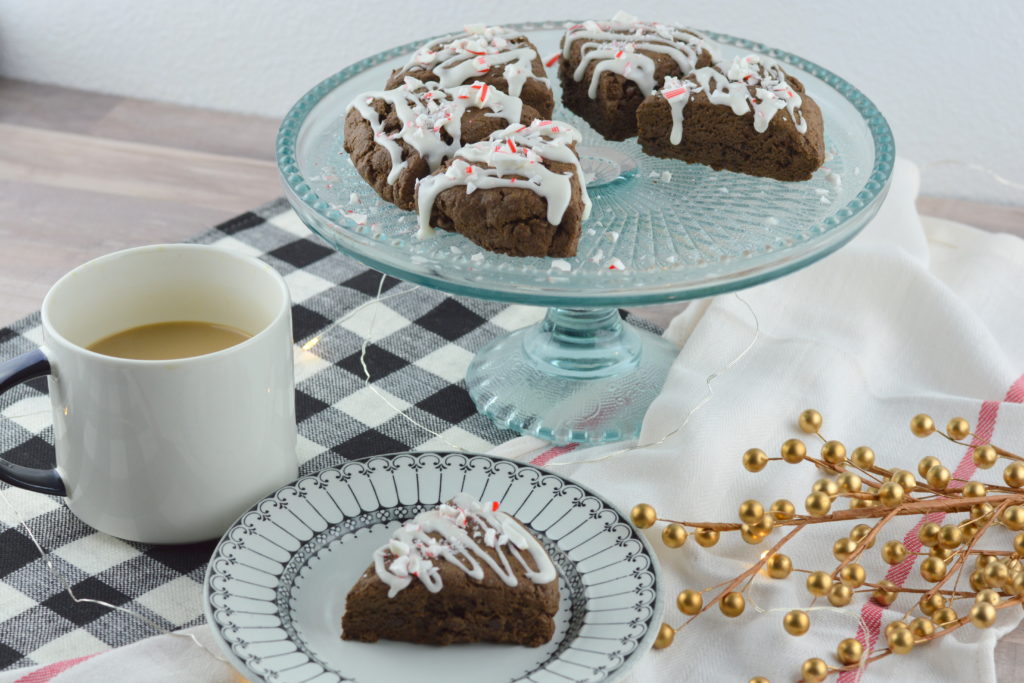 Peppermint Mocha Scones #DelightfulMoments #ad | mybigfathappylife.com