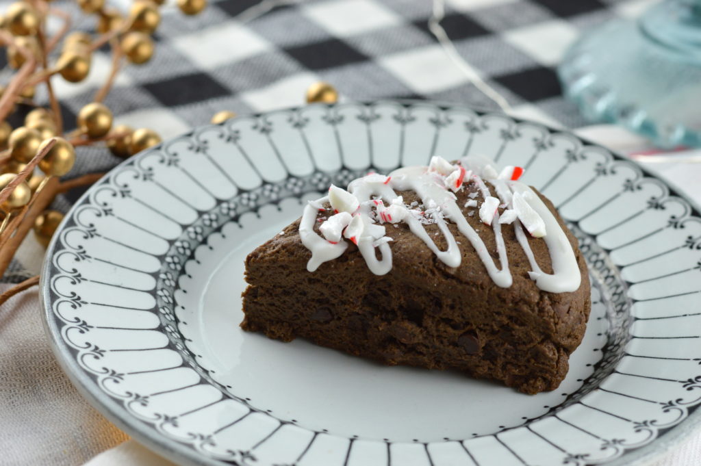 Peppermint Mocha Scones #DelightfulMoments #ad | mybigfathappylife.com