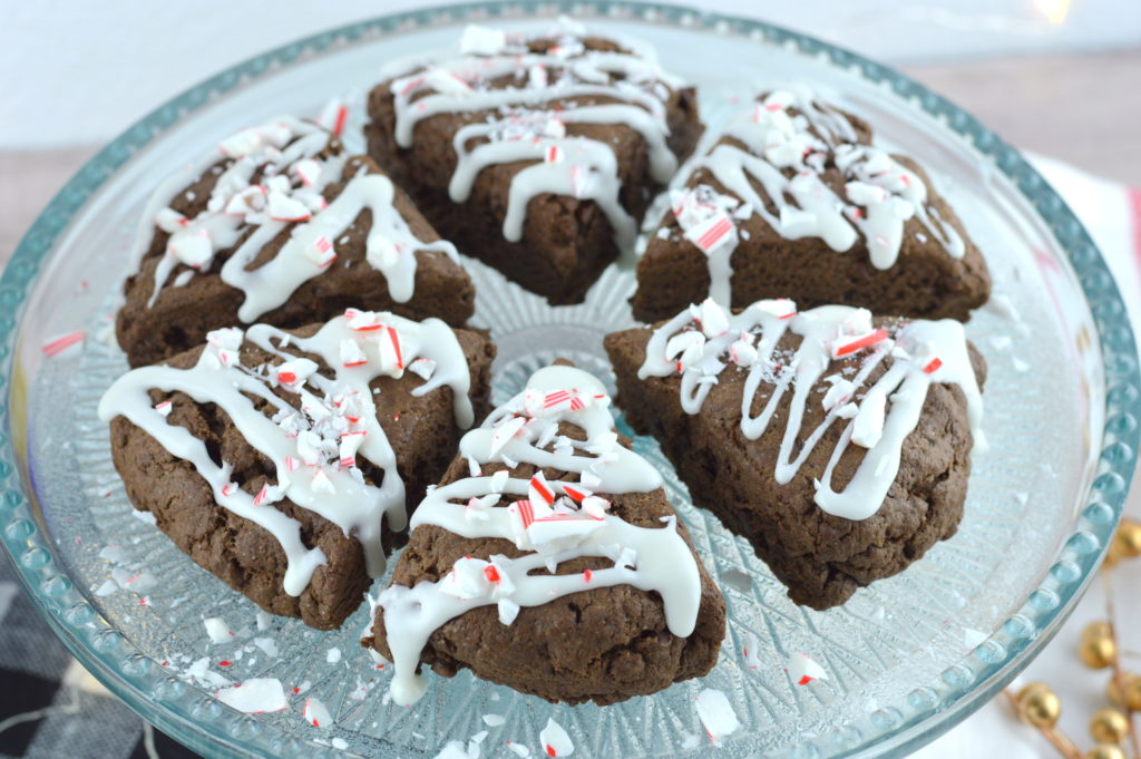 Peppermint Mocha Scones #DelightfulMoments #ad | mybigfathappylife.com