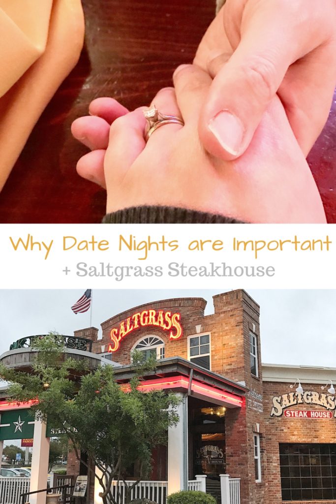 Why Date Nights are Important + Saltgrass Steakhouse #SaltgrassSips #ad | mybigfathappylife.com