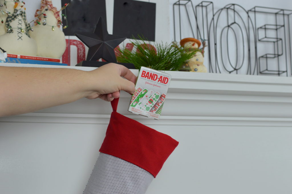 DIY Homemade Stocking with Pattern + Stocking Stuffer Ideas #StockedWithLove #ad | mybigfathappylife.com
