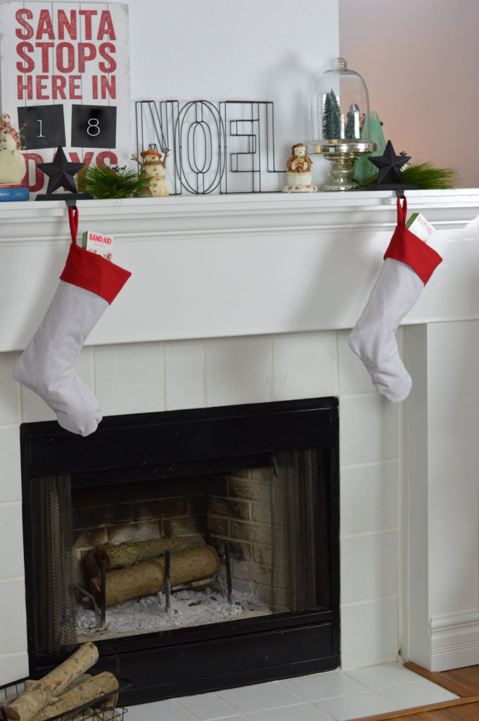 DIY Homemade Stocking with Pattern + Stocking Stuffer Ideas #StockedWithLove #ad | mybigfathappylife.com