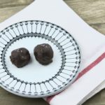 Salted Dark Chocolate Truffles with a creamy ganache center rolled in melted chocolate.