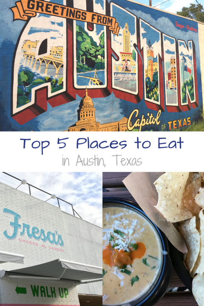 Top 5 Places to Eat in Austin, Texas