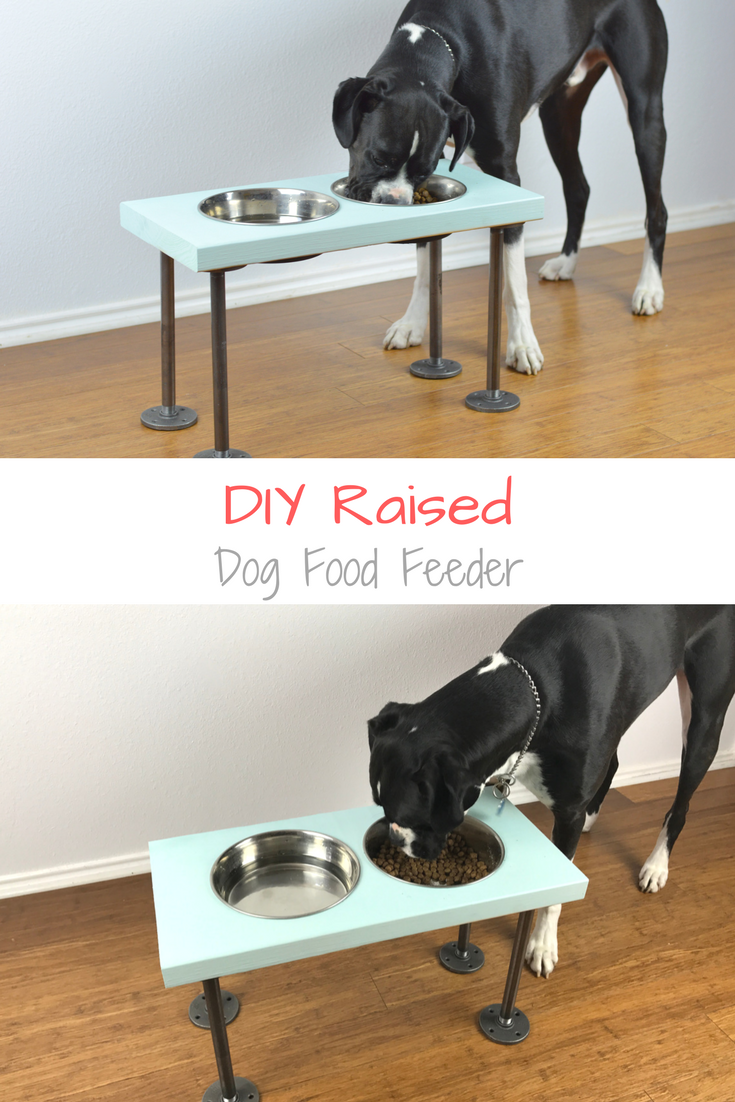 DIY Raised Dog Feeder - My Big Fat Happy Life