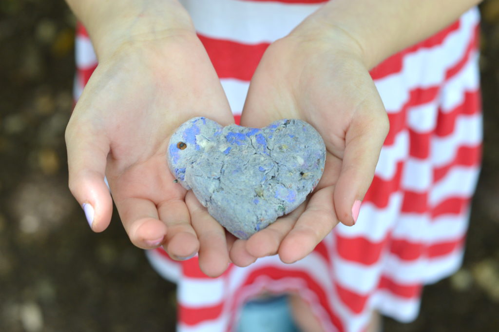 Seed bombs are a fun way to add beauty to your yard and are easy to make for the whole family. Gardening made easy, fun, and kid friendly!