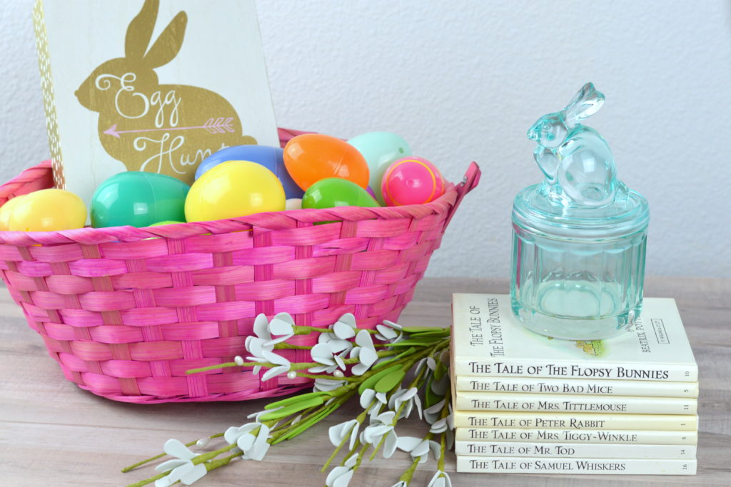 How to make a Peter Rabbit Easter Basket that your child will love including a fun tradition of a Beatrix Potter book each Easter.