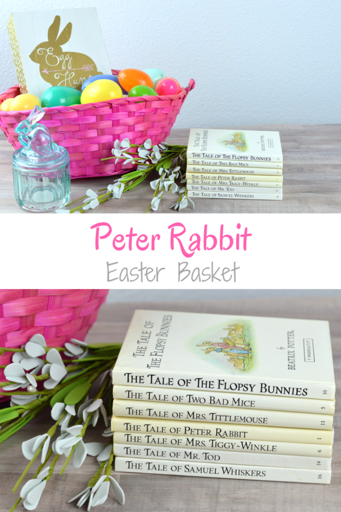 How to make a Peter Rabbit Easter Basket that your child will love including a fun tradition of a Beatrix Potter book each Easter.