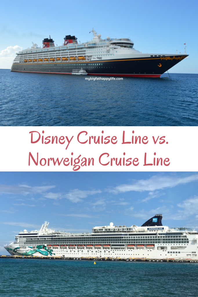 A comparison of Disney Cruise Line and Norwegian Cruise Line especially from a family-friendly perspective including food, entertainment, and staterooms.