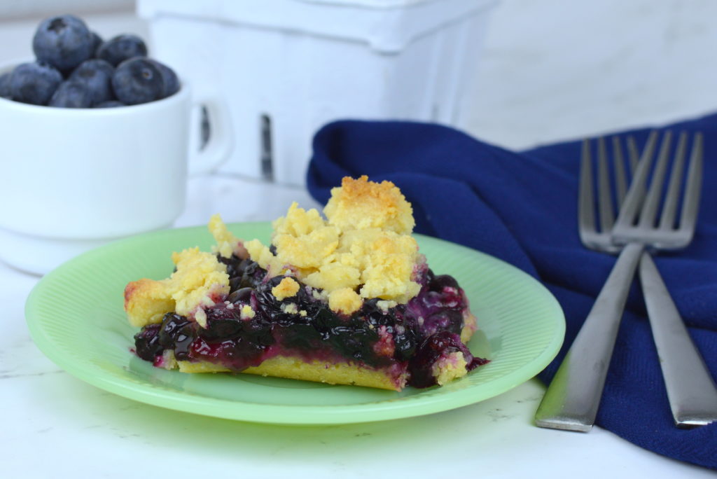 These Blueberry Crumb Bars have a flaky buttery crust and the sweet, delicious blueberries pop in your mouth is perfect for summer.