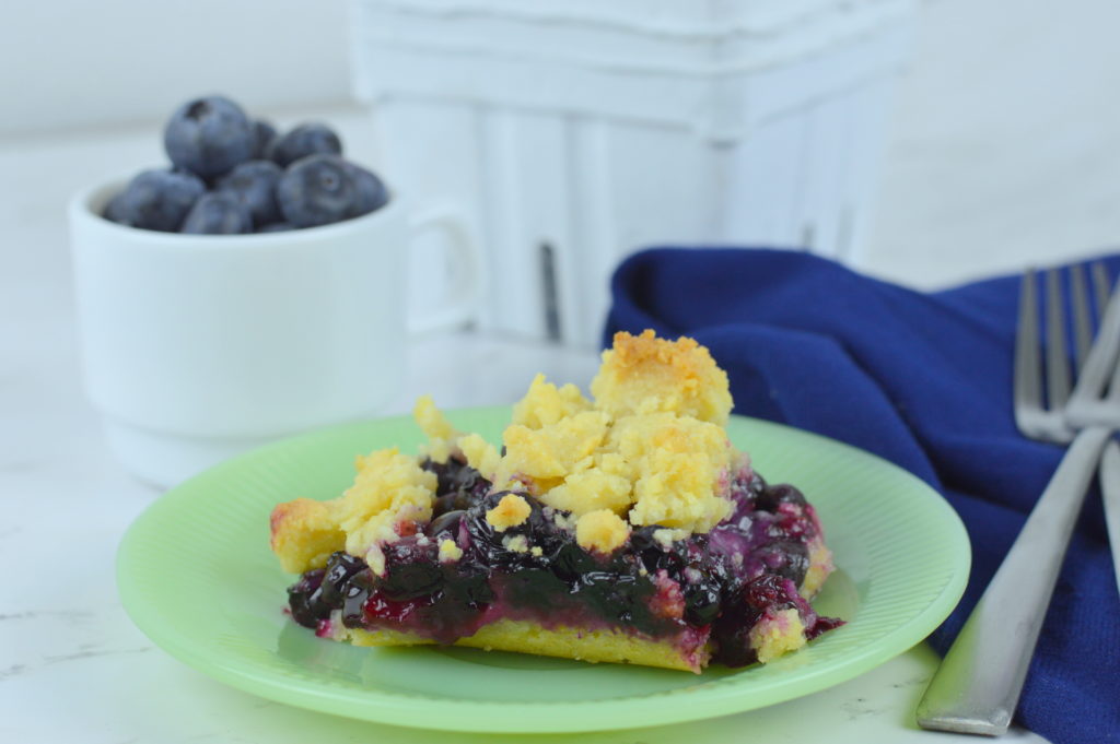 These Blueberry Crumb Bars have a flaky buttery crust and the sweet, delicious blueberries pop in your mouth is perfect for summer.