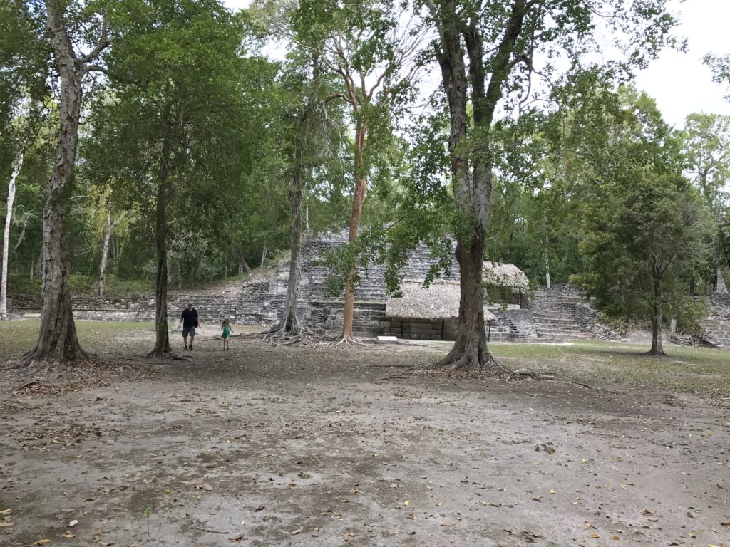 Dzibanche Mayan Ruins is the perfect excursion from Costa Maya. It is away from the crowds and you are still allowed to climb to the top of two temples.