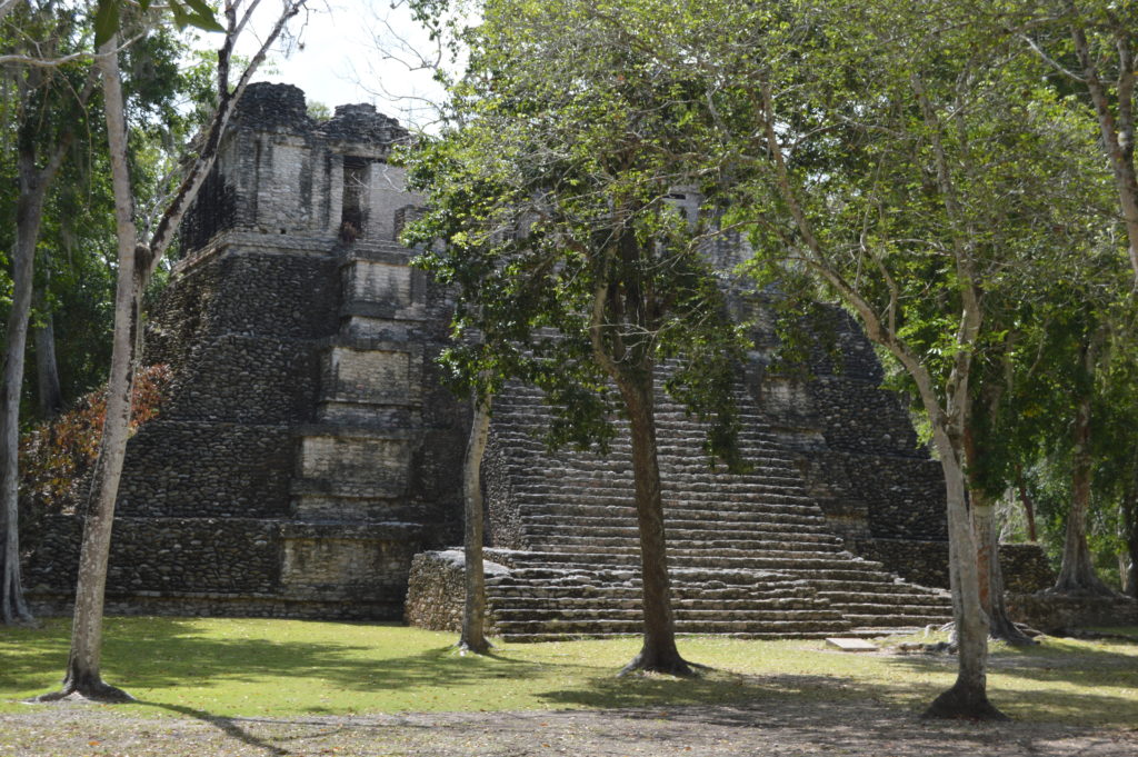 Dzibanche Mayan Ruins is the perfect excursion from Costa Maya. It is away from the crowds and you are still allowed to climb to the top of two temples.