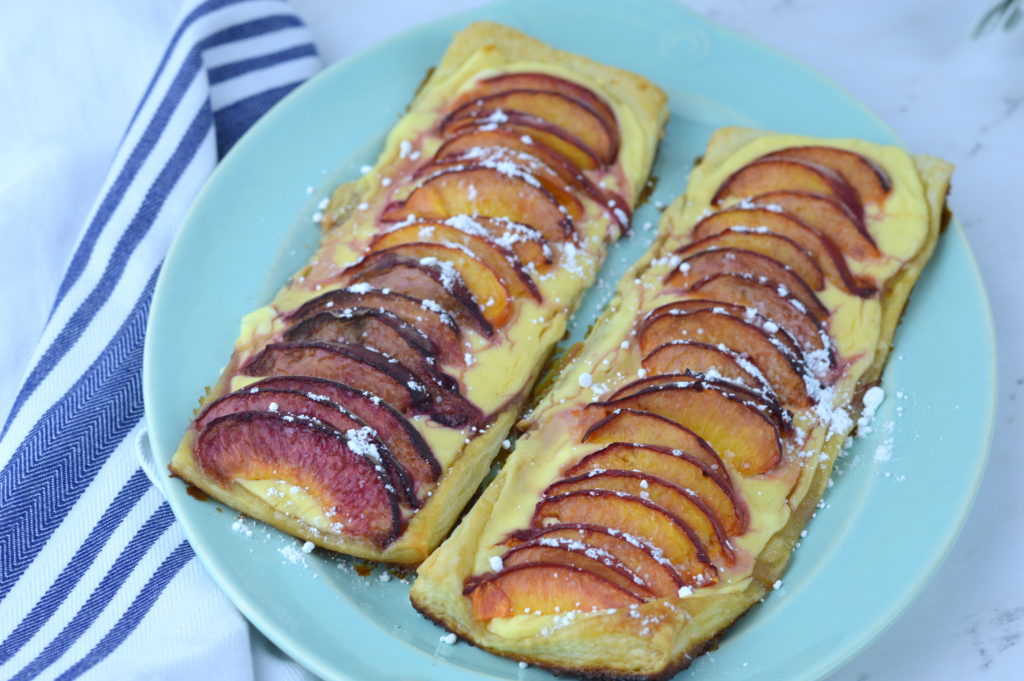 Peaches and cream tarts are easy to make, delicious, and the whole family will enjoy them.
