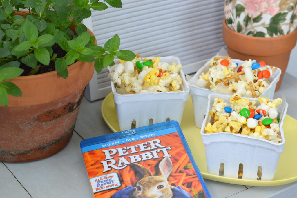 Bunny Tail Popcorn + Peter Rabbit Family Movie Night