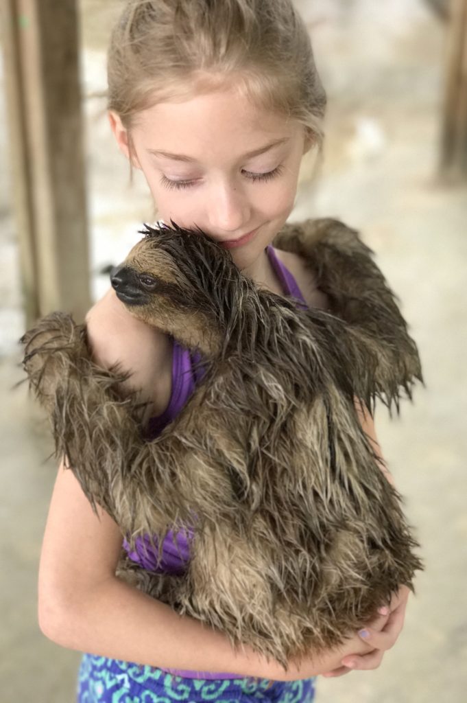 Are you traveling to Roatan, Honduras? I am telling you about our time in Roatan including hugging a sloth and horseback riding in the ocean.