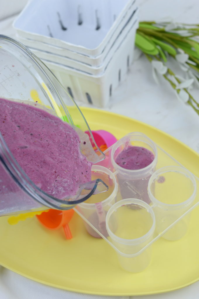 These mixed berry yogurt popsicles are so full of fresh fruit and nutrients it's almost like a smoothie on a stick.