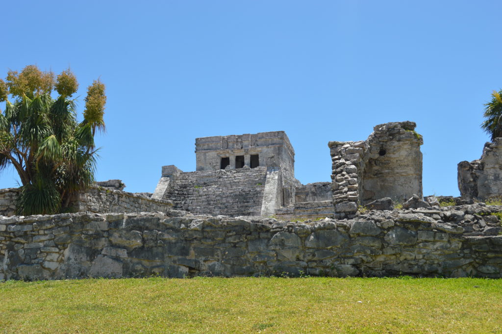 Visiting the Tulum ruins in Mexico’s Riviera Maya is a must because it is situated on steep cliffs overlooking the ocean. 