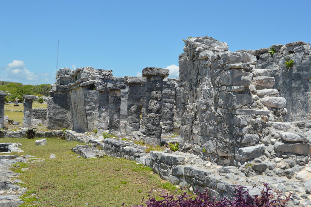 Visiting the Tulum ruins in Mexico’s Riviera Maya is a must because it is situated on steep cliffs overlooking the ocean. 