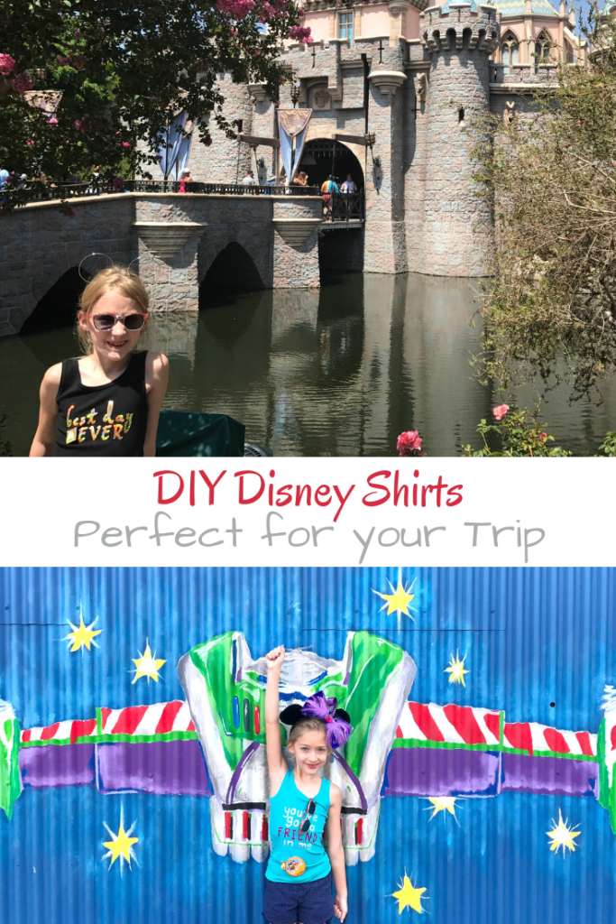 Planning a trip to Walt Disney World, Disneyland or Disney Cruise?  You can use your Silhouette or Cricut to make custom Disney shirts for your whole family!