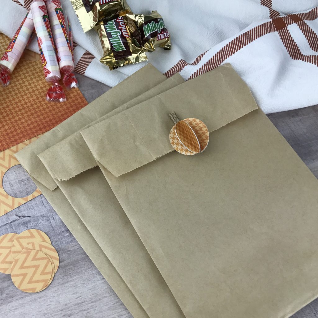 Easy DIY pumpkin treat bags are perfect for Halloween!