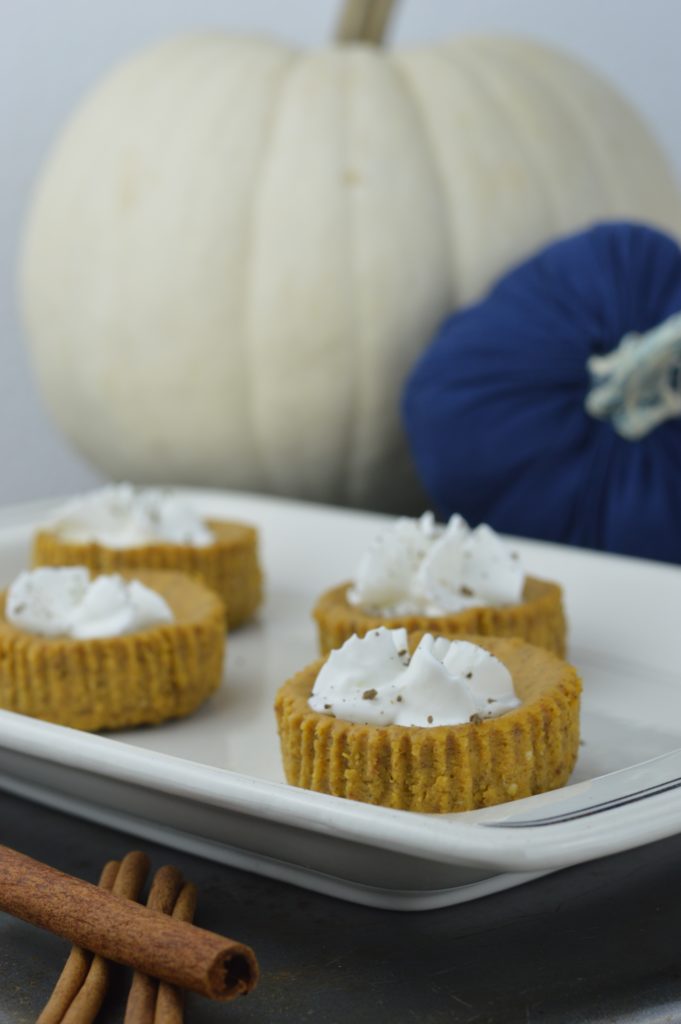 Everyone will love this delicious twist on traditional cheesecake at your next festive fall occasion. These creamy mini pumpkin cheesecakes with gingersnap cookie crusts are amazing! 