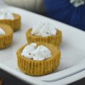 Everyone will love this delicious twist on traditional cheesecake at your next festive fall occasion. These creamy mini pumpkin cheesecakes with gingersnap cookie crusts are amazing! 
