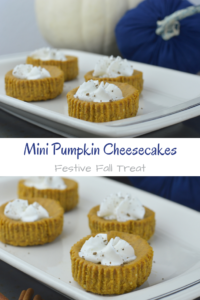 Mini Pumpkin Cheesecakes - My Big Fat Happy Life