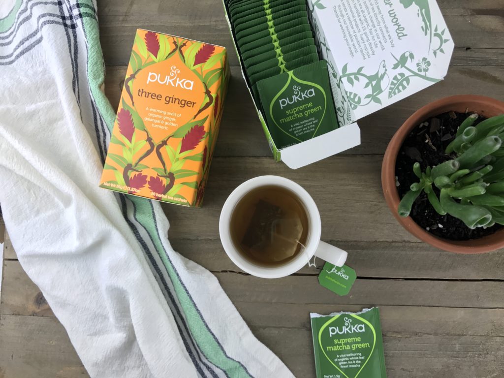 Tips on how to start living a more organic lifestyle including switching to natural products, organic food and DIY skincare with Pukka Teas.