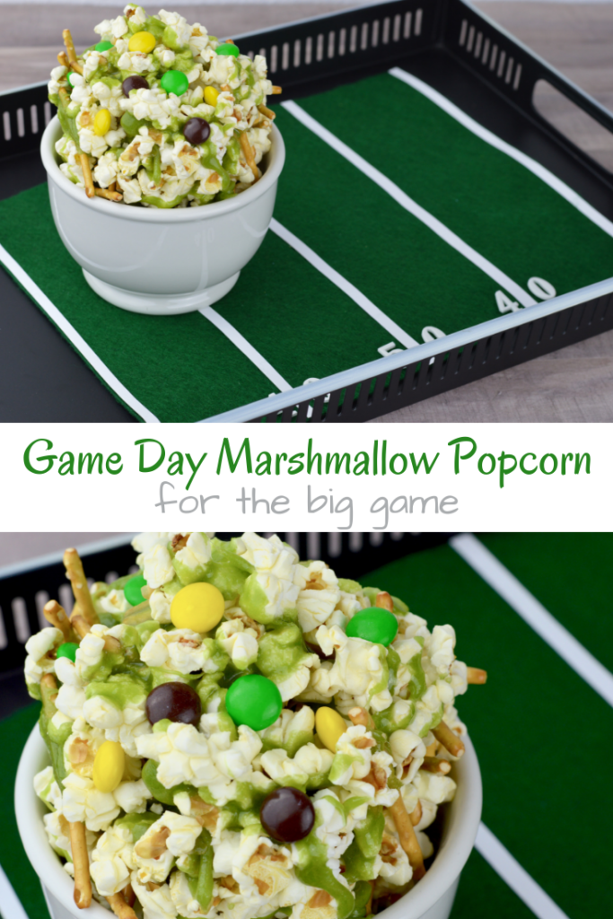 Game Day Marshmallow Popcorn