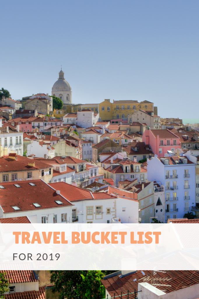 Travel Bucket List 2019