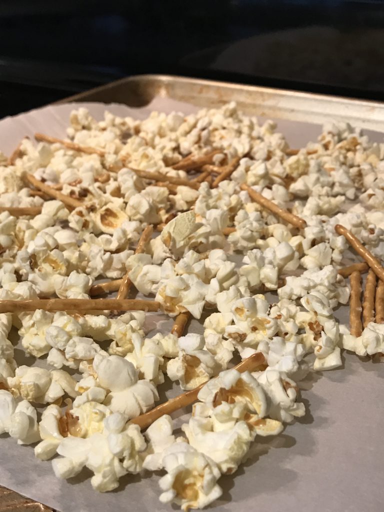 Game Day Marshmallow Popcorn