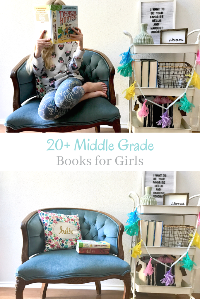 A list of 20+ middle grade books for girls that are age appropriate while still being lots of fun for your child to read.