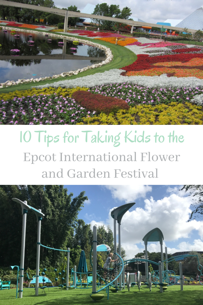 10 Tips for Taking Kids to the Epcot International Flower and Garden Festival so that they stay engaged, happy and entertained.