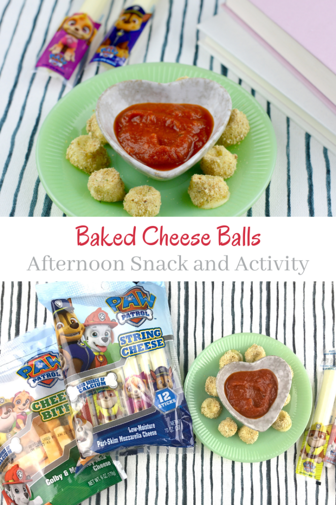 This quick and easy snack, baked cheese balls, are a healthier snack since they are baked instead of being fried! Plus a fun, DIY bird feeder.