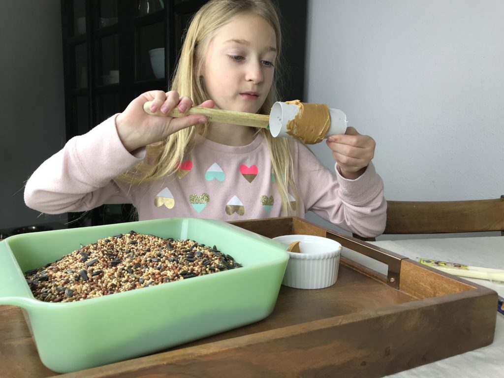 This quick and easy snack, baked cheese balls, are a healthier snack since they are baked instead of being fried! Plus a fun, DIY bird feeder.