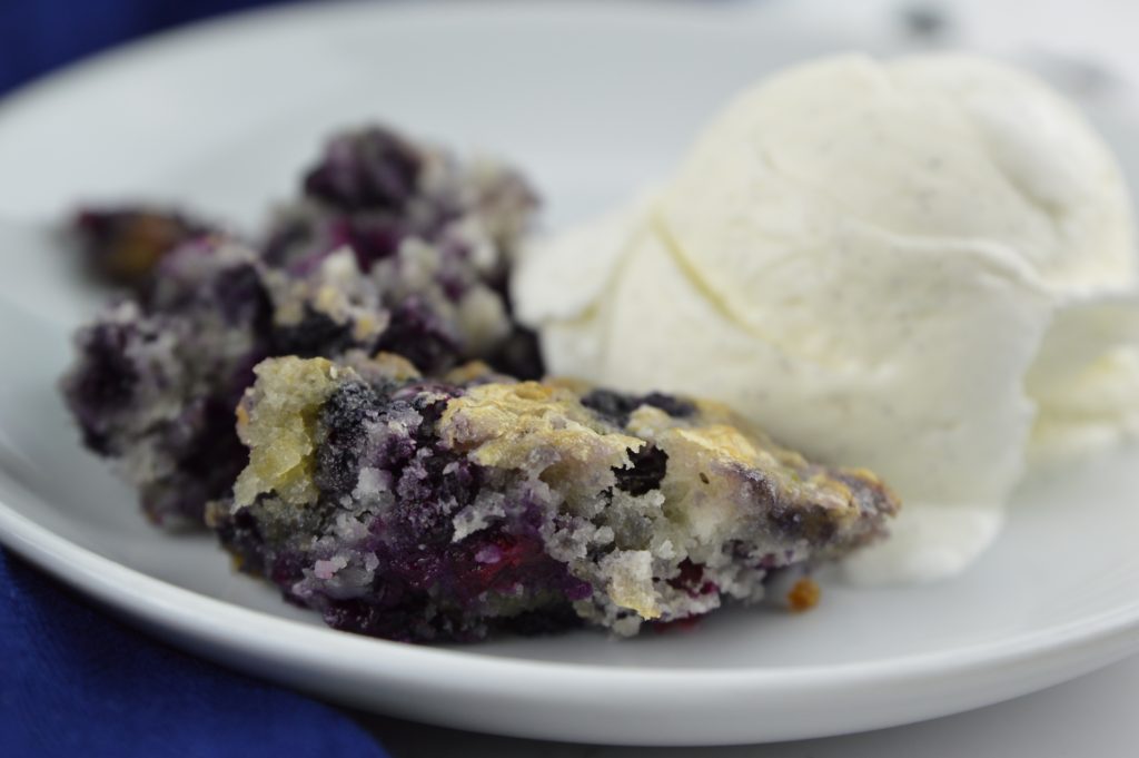 This easy, five-ingredient Blueberry Cobbler recipe is bursting with flavor and comes out perfect every time!