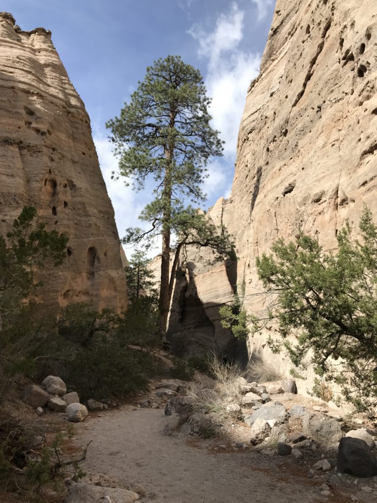 Kasha-Katuwe Tent Rocks National Monument is famous for their cone-shaped formations and slot canyon that are waiting to be explored!