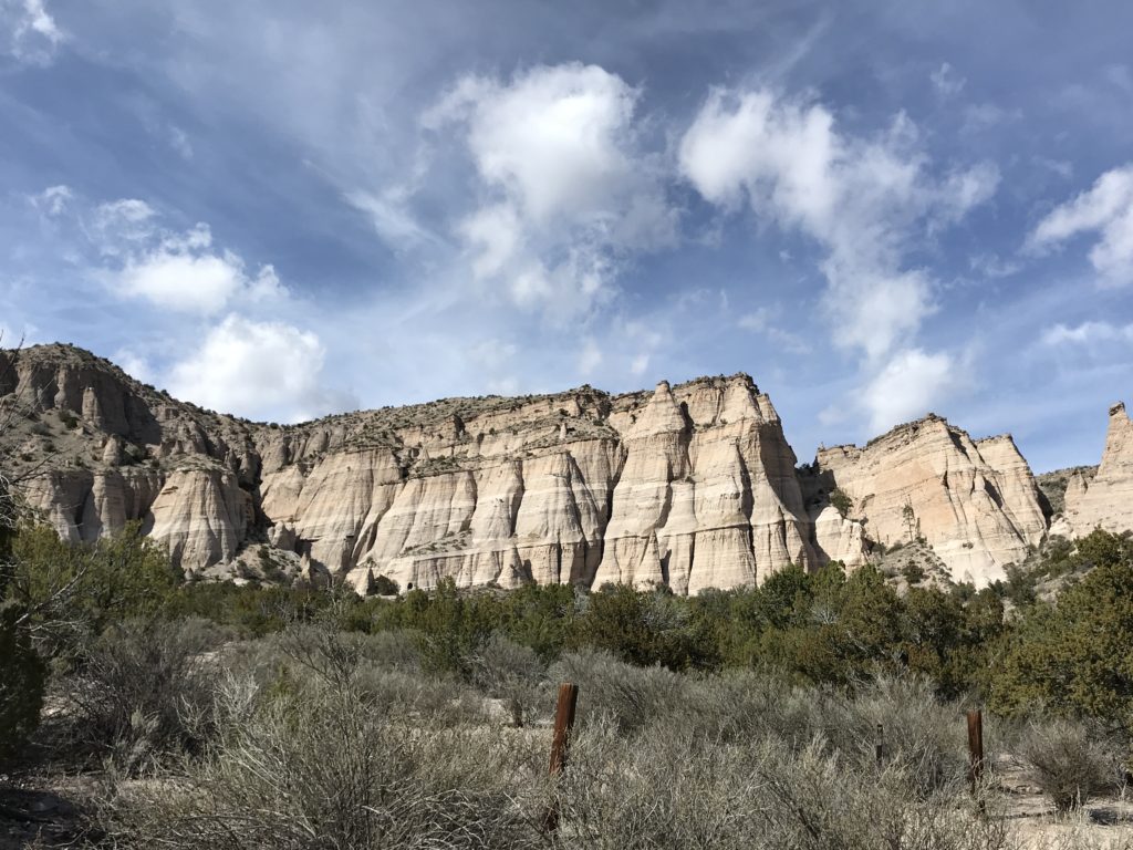 Kasha-Katuwe Tent Rocks National Monument is famous for their cone-shaped formations and slot canyon that are waiting to be explored!