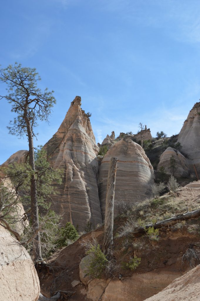 Kasha-Katuwe Tent Rocks National Monument is famous for their cone-shaped formations and slot canyon that are waiting to be explored!