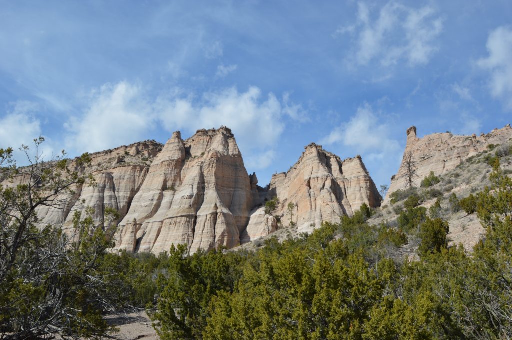 Kasha-Katuwe Tent Rocks National Monument is famous for their cone-shaped formations and slot canyon that are waiting to be explored!