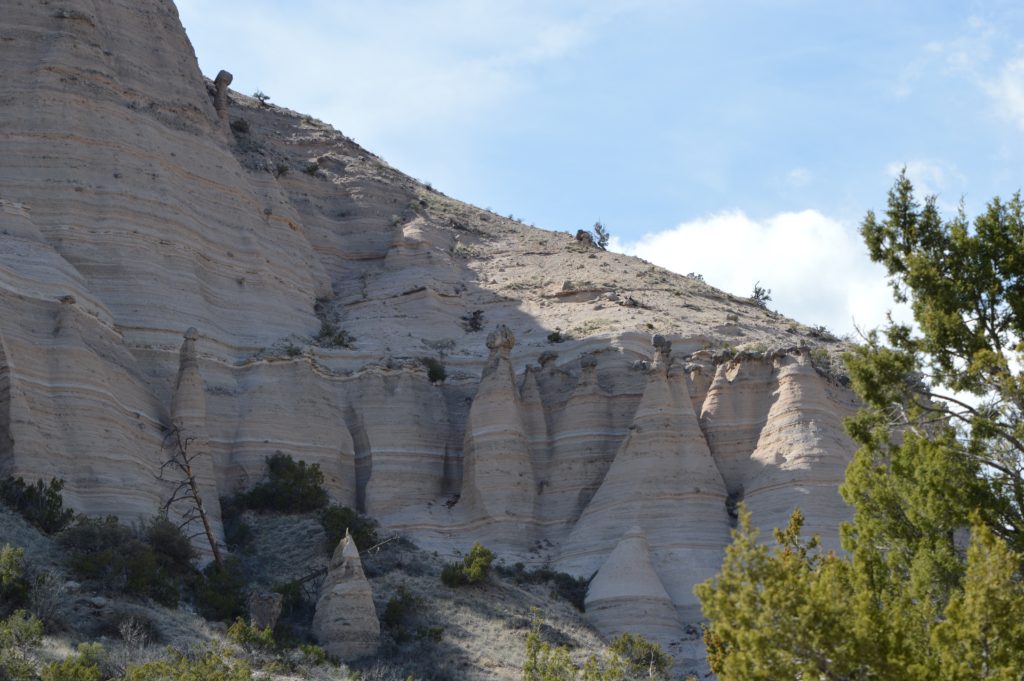 Kasha-Katuwe Tent Rocks National Monument is famous for their cone-shaped formations and slot canyon that are waiting to be explored!