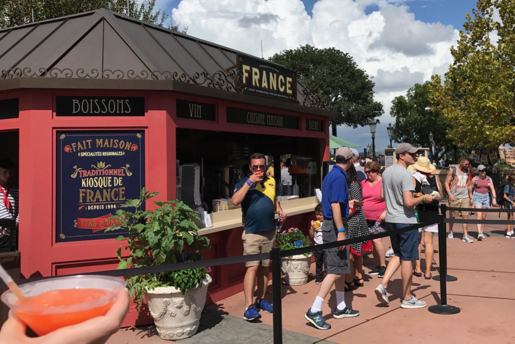 A complete list of the full menus for the marketplaces (food kiosks) at the 2019 Epcot International Food and Wine Festival.