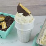 Creamy, chocolatey and marshmallowy this Moon Pie Ice Cream is easy to make and a great way to cool off this summer!
