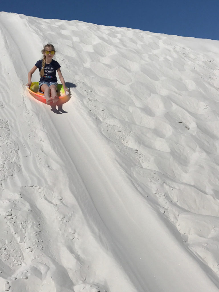 Spend an amazing day sand sledding and hiking at White Sands National Monument in southern New Mexico.