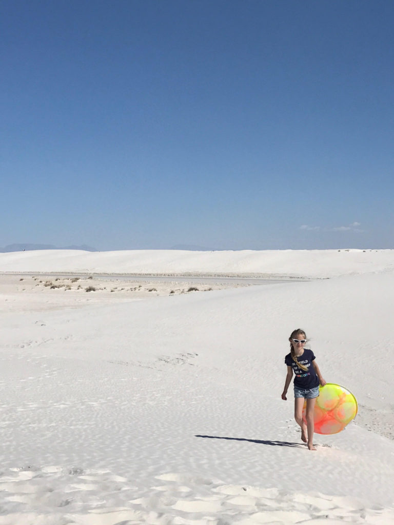 Spend an amazing day sand sledding and hiking at White Sands National Monument in southern New Mexico.