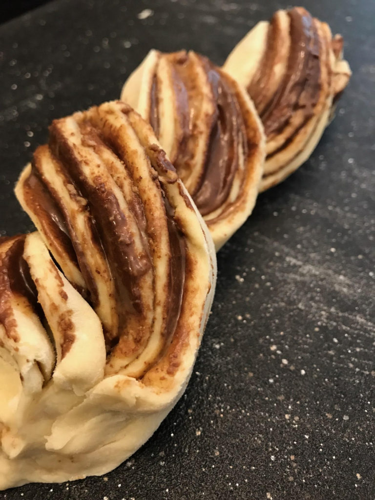 This really simple and super delicious, Chocolate Twists recipe, has only four ingredients and makes for an impressive dessert.