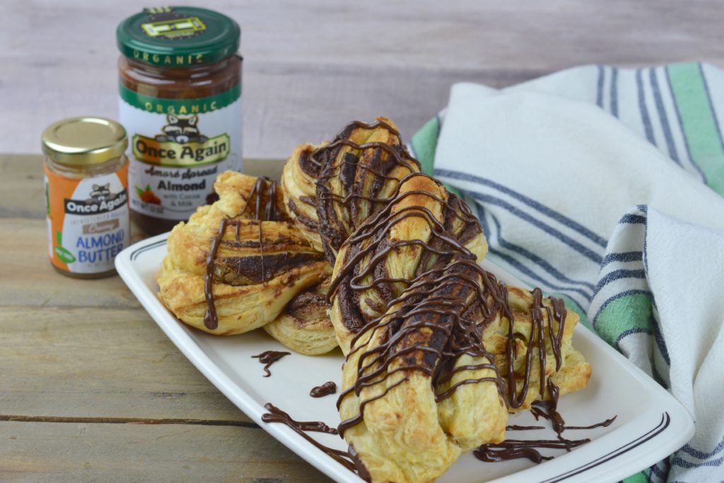 This really simple and super delicious, Chocolate Twists recipe, has only four ingredients and makes for an impressive dessert.