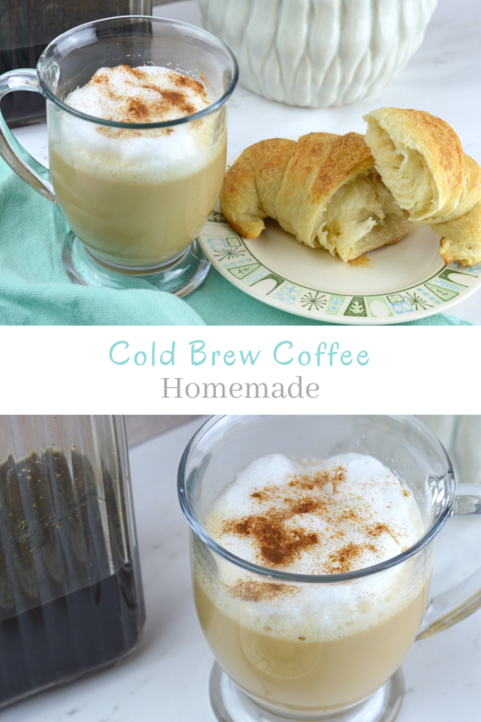 Did you know that you can easily make cold brew coffee at home?  It's simple to make, tastes delicious, and is less acidic than regular coffee!
